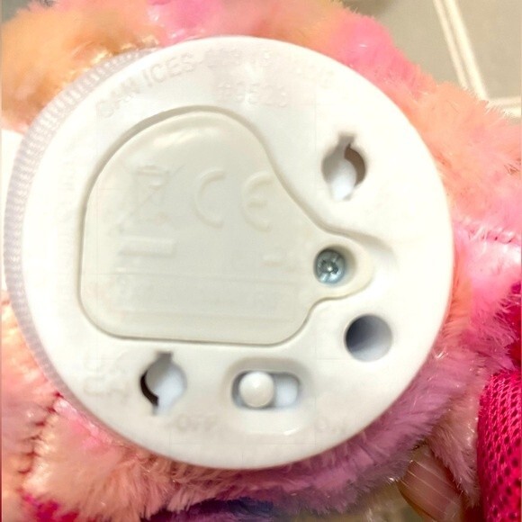 RARE ZURU Meowing Pet Cat Pink Pastel Rainbow Glitter Eyes Plush Paris, France - Picture 5 of 9